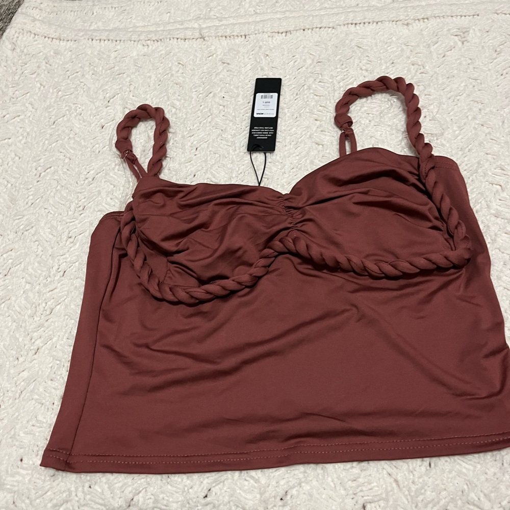 Fashion Nova Rust Tank Top